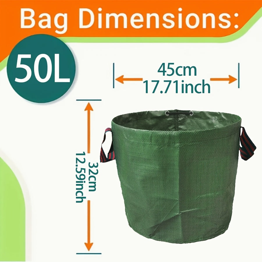 Heavy Duty Trash Bags Various Sizes for Lawn Pool Garden Leaf Waste