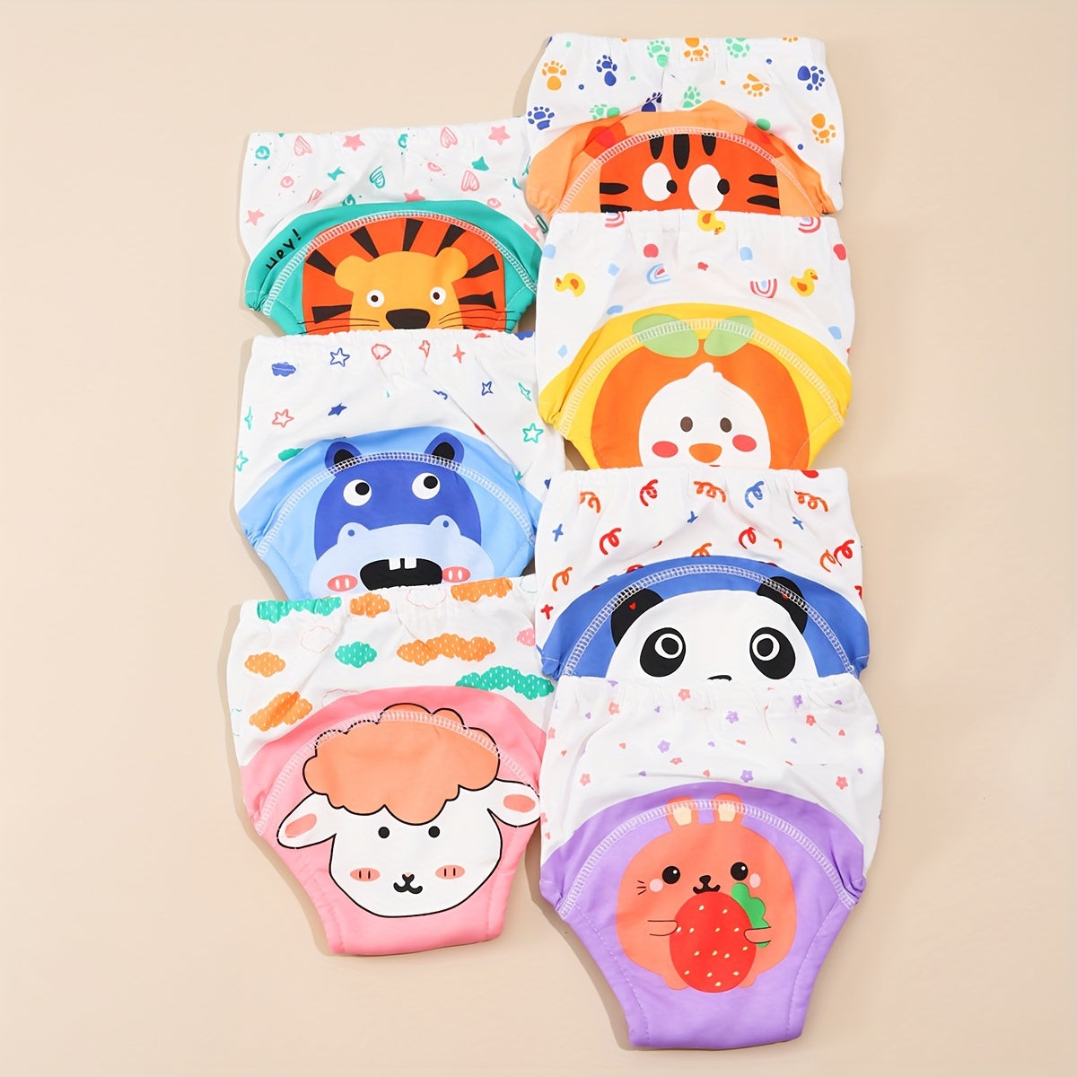 Pantalones de entrenamiento de algodón para niños pequeños, paquete de 2, impermeables, pañales de entrenamiento unisex