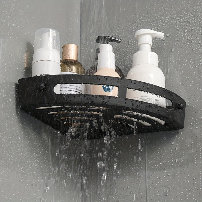 Three Corner Storage Racks Ultra-Durable ABS No Sharp Edges for Bathroom Organization