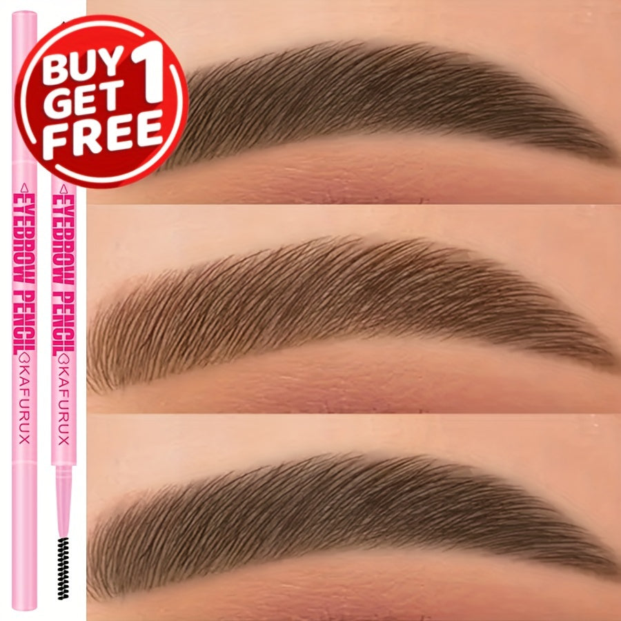 Unisex Waterproof Long-Lasting Eyebrow Pencil Brown Black Earth Tones