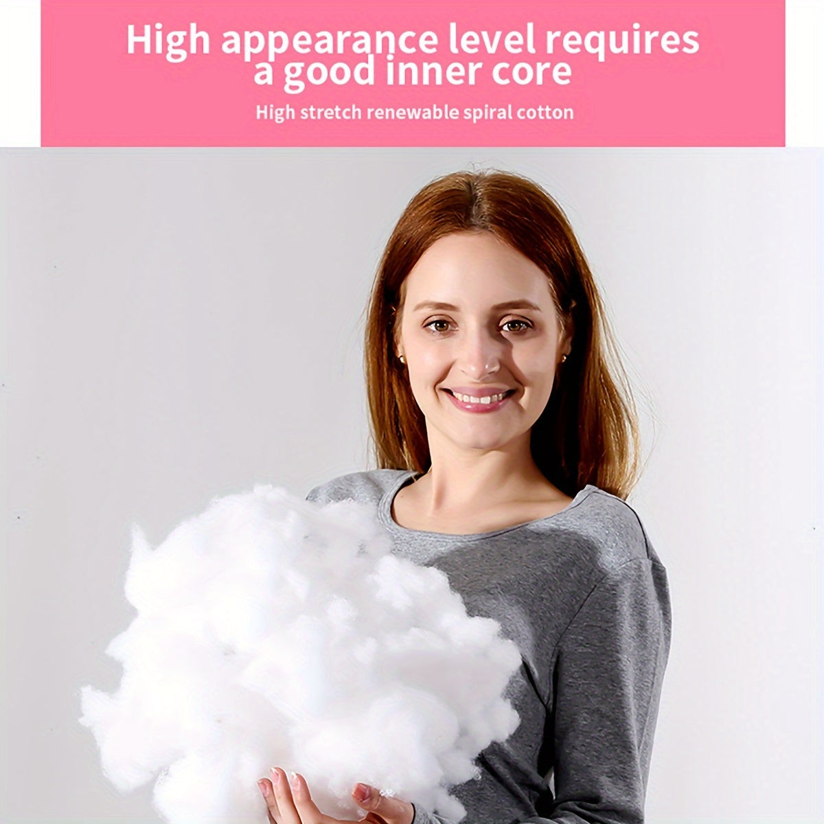 U-Shaped Maternity Pillow Support for Side Sleeping and Nursing 130cm