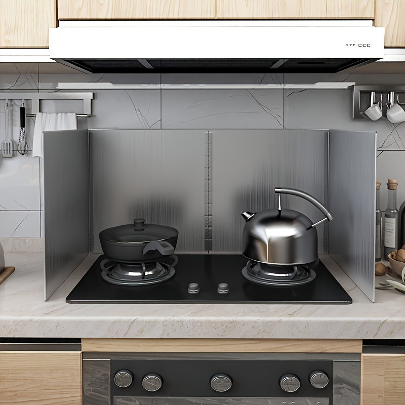 Foldable Heat-Resistant Aluminum Splatter Screen for Stove Top Oil Shield