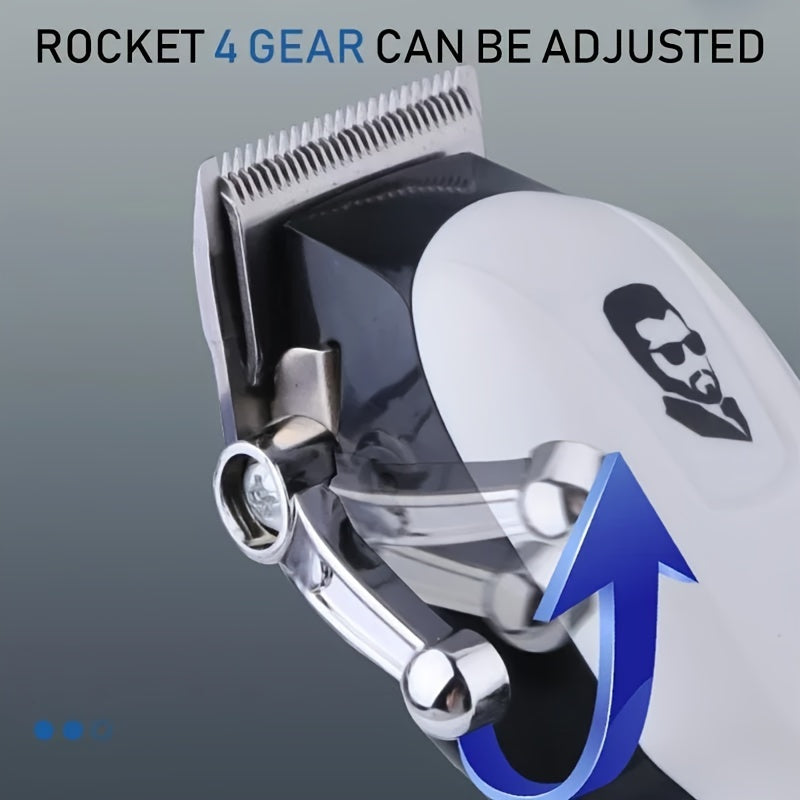 Cordless Hair Clipper for Men Rechargeable Lithium Battery LCD Display Barber Trimmer