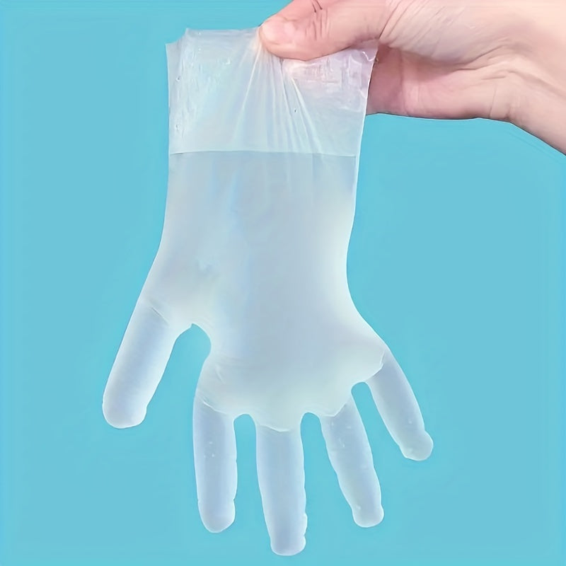 Disposable TPE Gloves Food Grade Waterproof Transparent for Catering Packs of 100 300 600