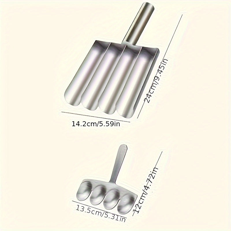 Flexible Stainless Steel Meatball Maker Set Non-Stick Coating for Salads Sandwiches