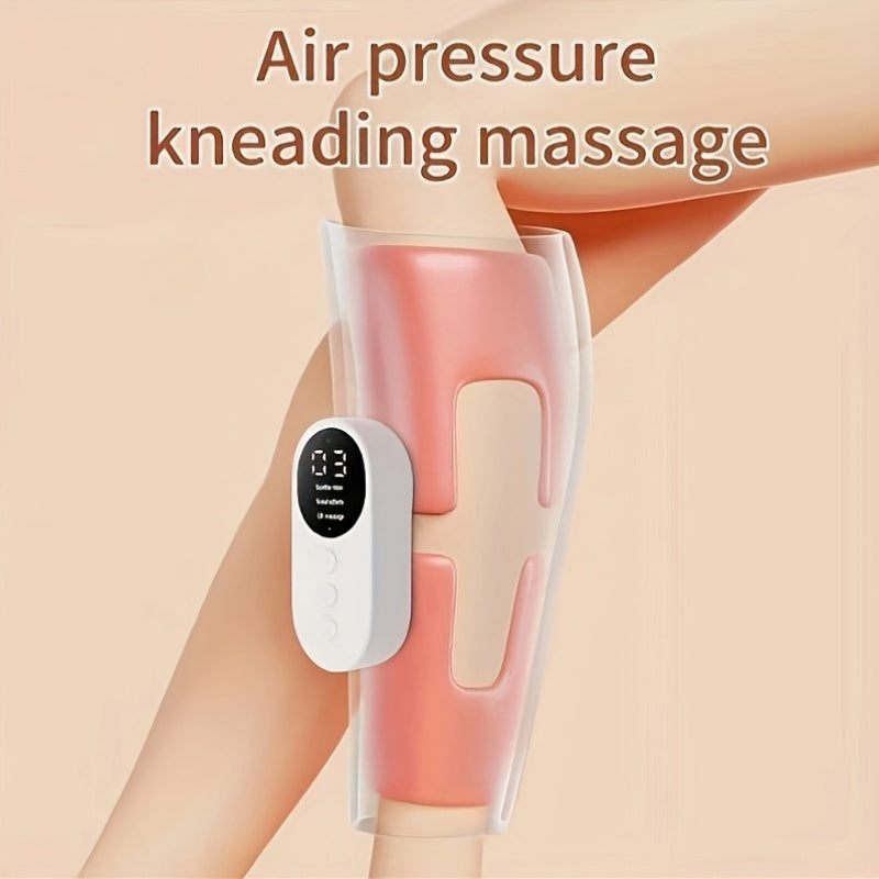 Calf and Foot Massager with Kneading Pressure Wave Hot Compress Rechargeable Lithium Battery Whole Body Use