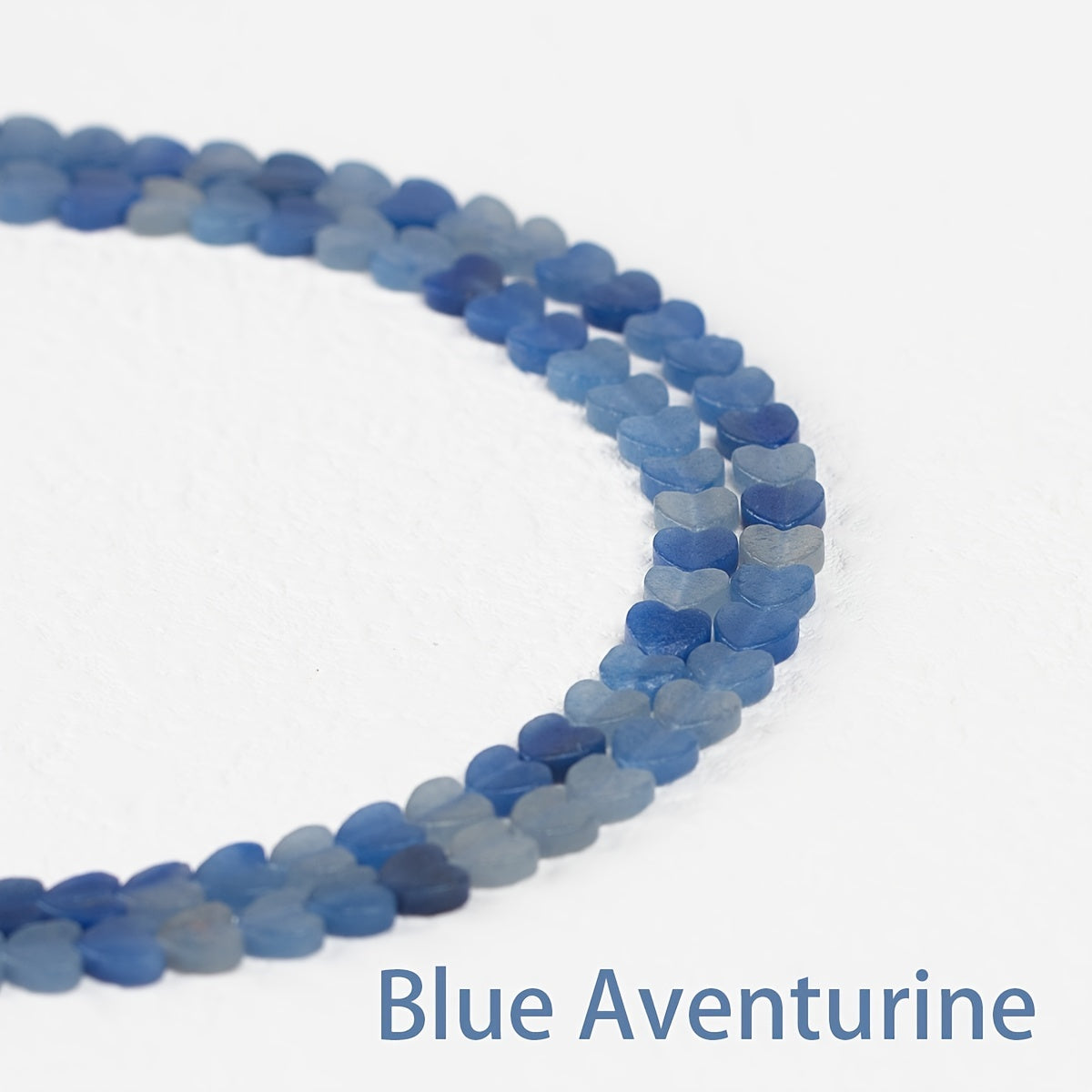 Juego de 20 cuentas de piedra natural con forma de corazón multicolor 6x2mm para hacer joyería