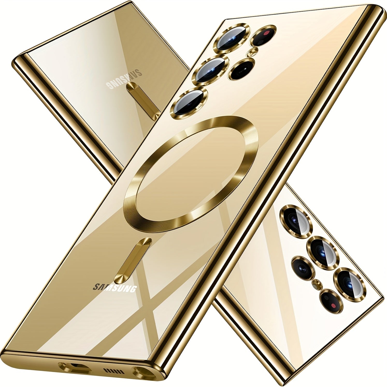 Clear TPU Phone Case for Samsung Galaxy S Series Wireless Charging Compatible