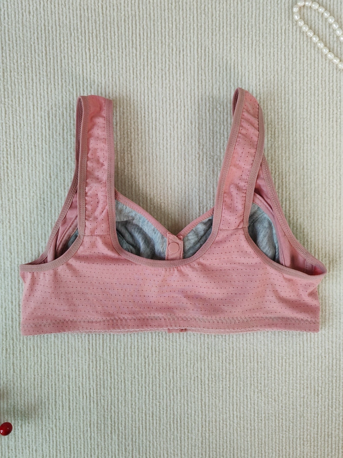 Floral Print Wireless Bralette Polyester Elastane Light Support No Padding