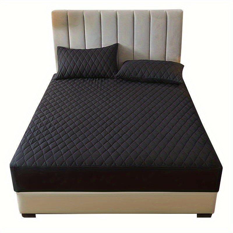 Fitted Sheet Set for 2/3 Bed Waterproof Deep Pocket Pillowcases Bedroom Guest Hotel