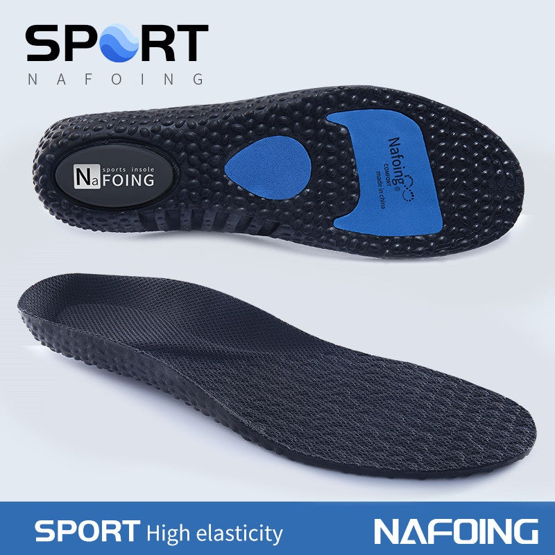 Men's Foam Cushioned Shock Absorption Shoe Insoles PC Material Pair