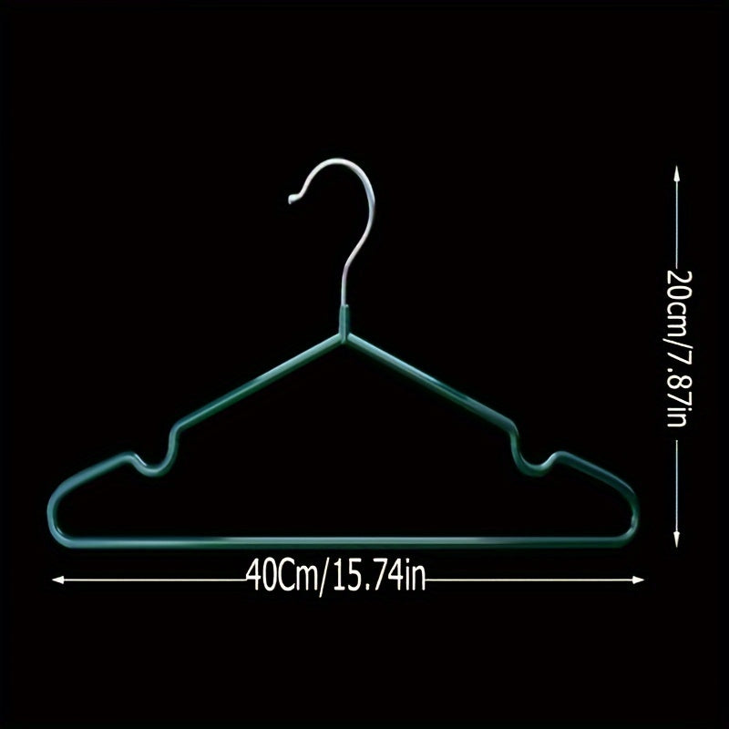 Juego de 20 perchas de madera con muescas antideslizantes para armario y almacenamiento en dormitorio