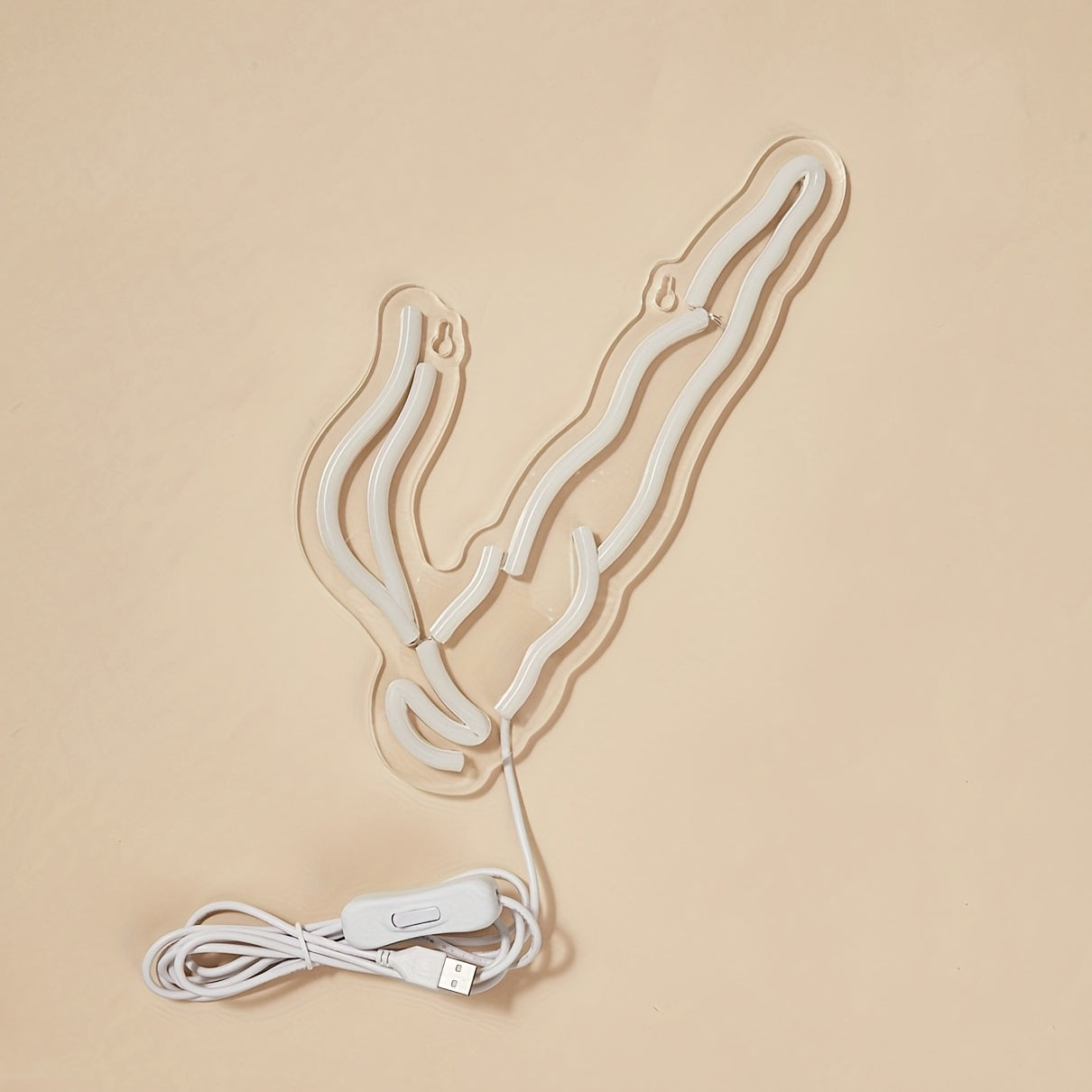 LED Neon Light for Man Cave Cigar Smoke Shape with Backboard