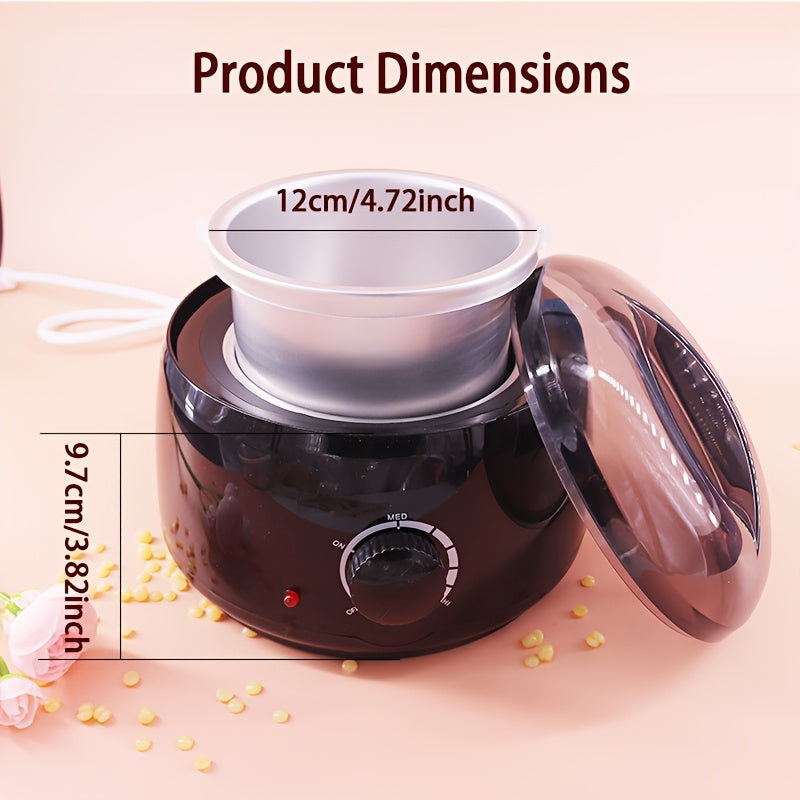 500cc Wax Heater with Digital Control for Hair Removal Unscented European Plug