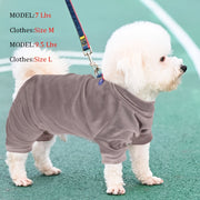 Super Soft Small Dog Jumpsuit All-Season Pullover Polyester Knit