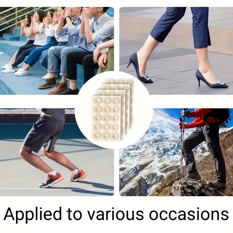 30-Piece Latex Corn Cushions Foot Callus Prevention Pads Non-Slip Comfort