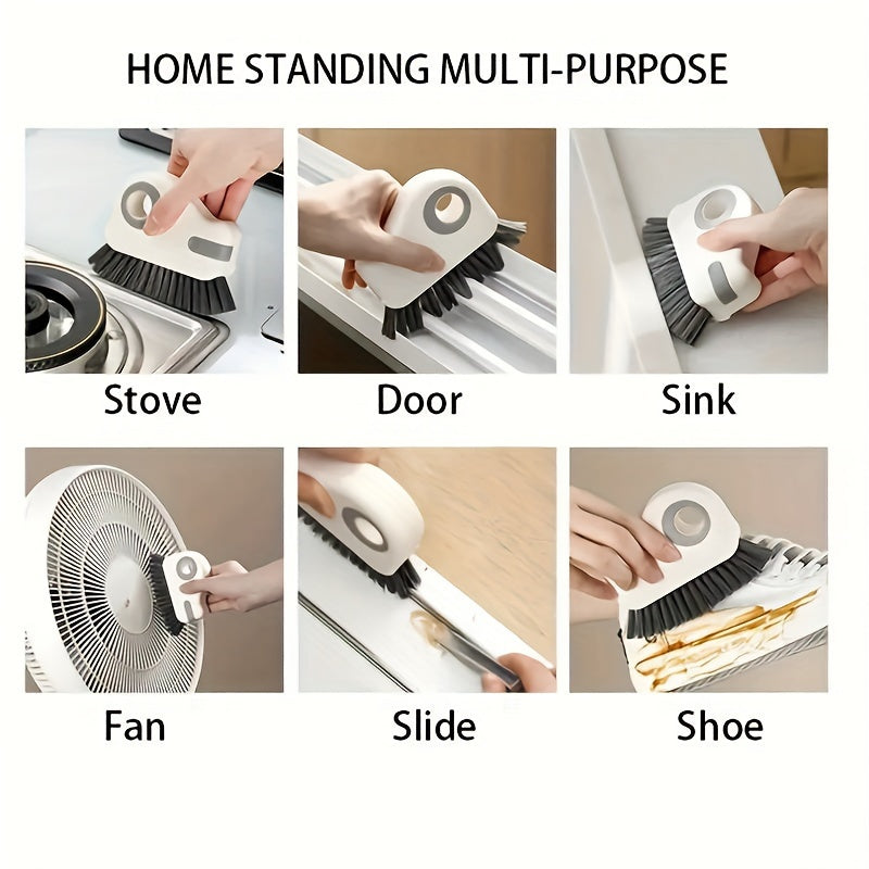 2-in-1 oynani yoʻl va gʻishtni tozalash choʻpchi, qayta ishlatiladigan, bardoshli plastmassa