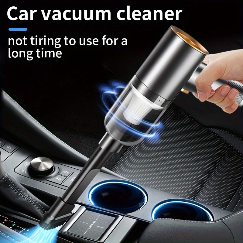 Aspiradora de coche 3 en 1 con función de soplado, 12V, succión potente