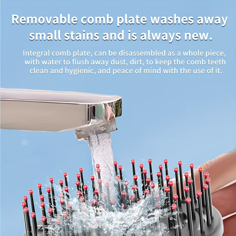 Multi-Function Hair Styling Comb with Essential Oil Spray Silent 12 Speed Rechargeable Lithium Battery