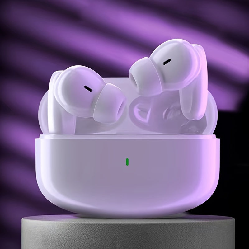 Беспроводные наушники TWS с эргономичным дизайном для комфорта, HIFI звук, Dolby бас, ACC стерео HD вызовы, совместимы с Android/iPhone, идеально подходят для любителей спорта и музыки.