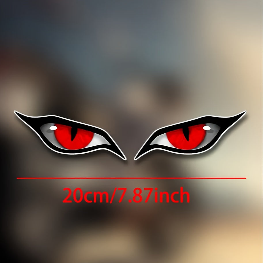 Виниловые наклейки Monster Eyes для автомобилей и аксессуаров с глянцевым покрытием