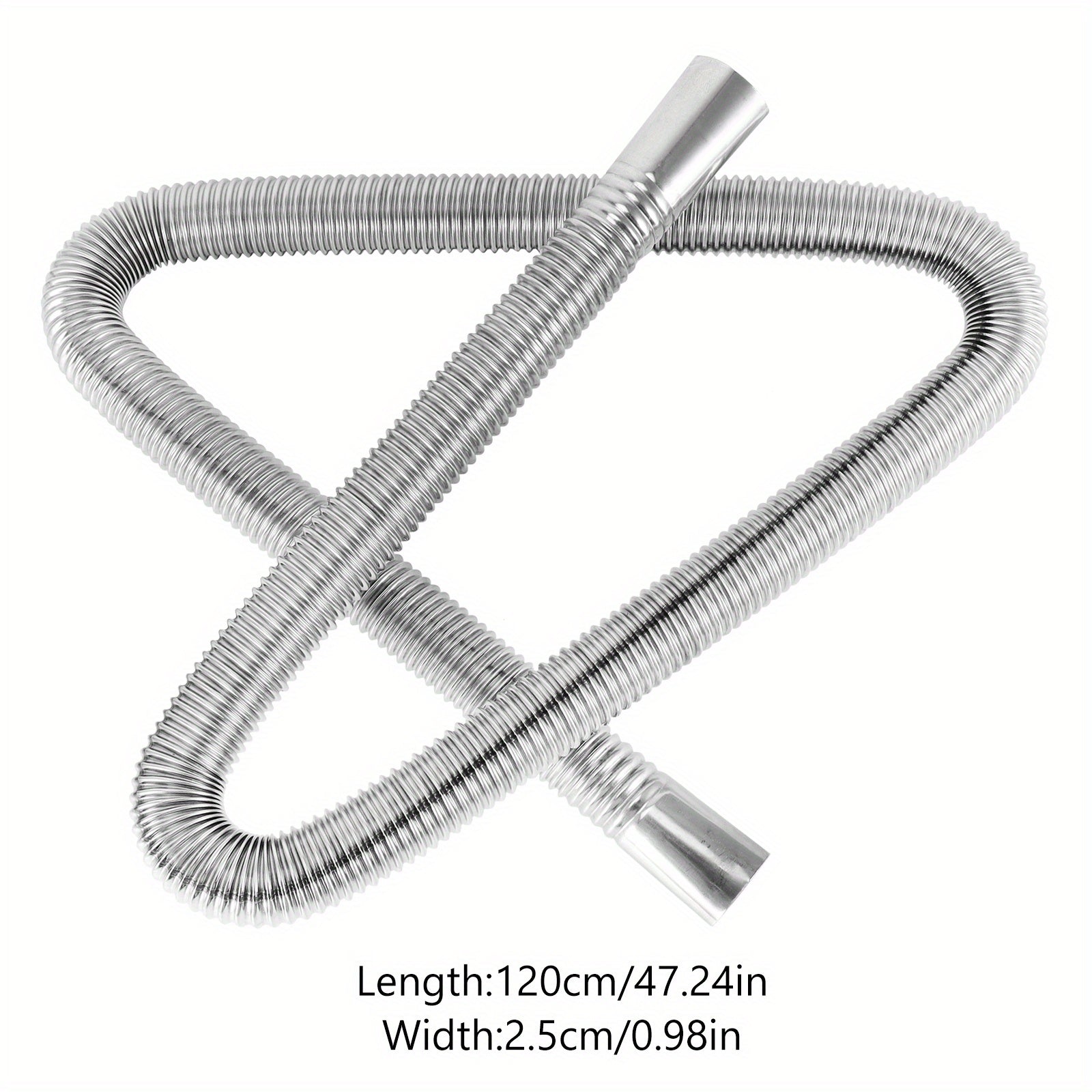 Stainless Steel Diesel Heater Exhaust Pipe Flexible Tail Exhaust Hose with Clamps