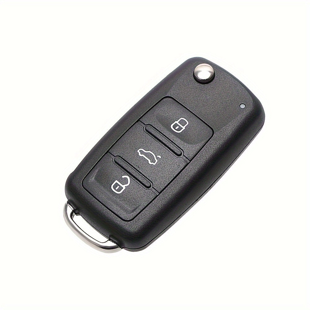 Car Key Shell Remote Flip Cover ABS Material for Volkswagen Models