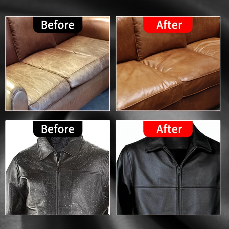 Kit de reparación de vinilo para asientos de coche y sofás incluye limpiador de pintura