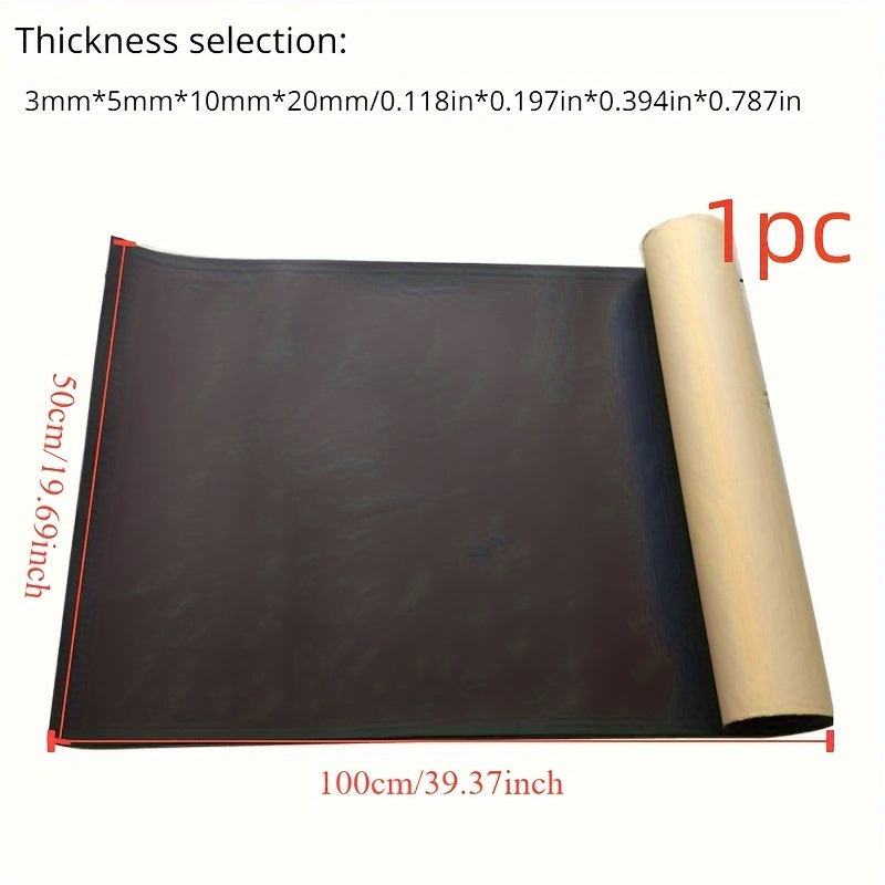 Car Sound Deadener Mat Insulation Noise Proof Firewall Heat Foam 100x50cm