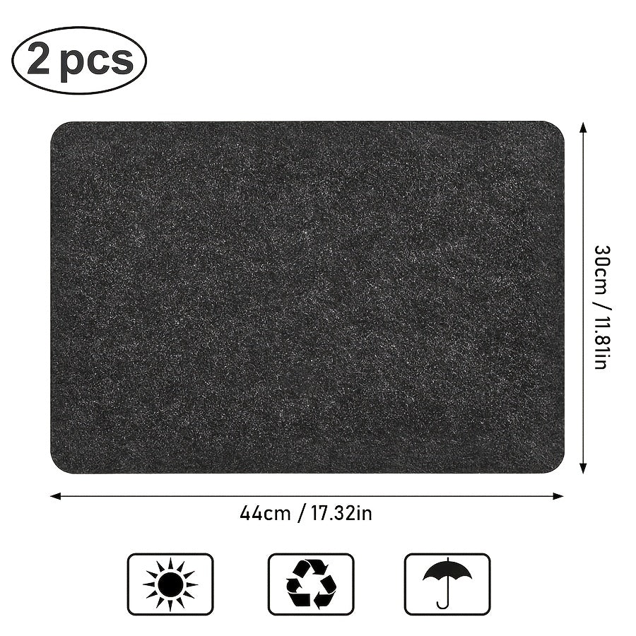 Protector de encimera de poliéster con función deslizante, tapete resistente al calor para freidora de aire, licuadora, cafetera y tostadora