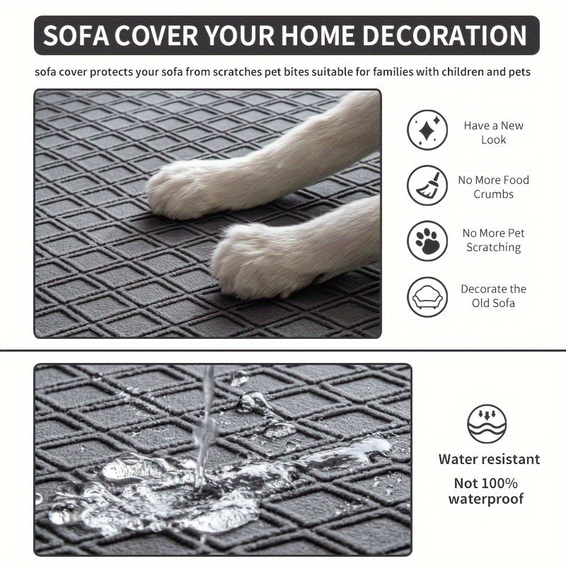 Waterproof Sofa Cover Non-Slip Machine Washable Pet-Friendly for Armchairs and Sectionals