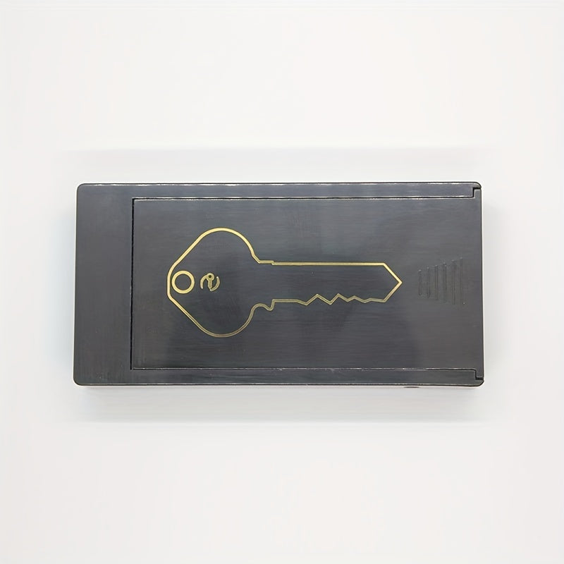 Magnetic Key Holder Black Gold Car Key Box Anti-Loss Scratch-Resistant