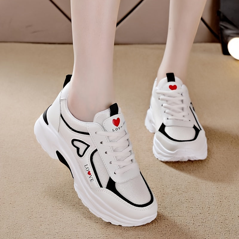 Women's Breathable Slip-Resistant Casual Sneakers Low Top Fabric Spring Autumn