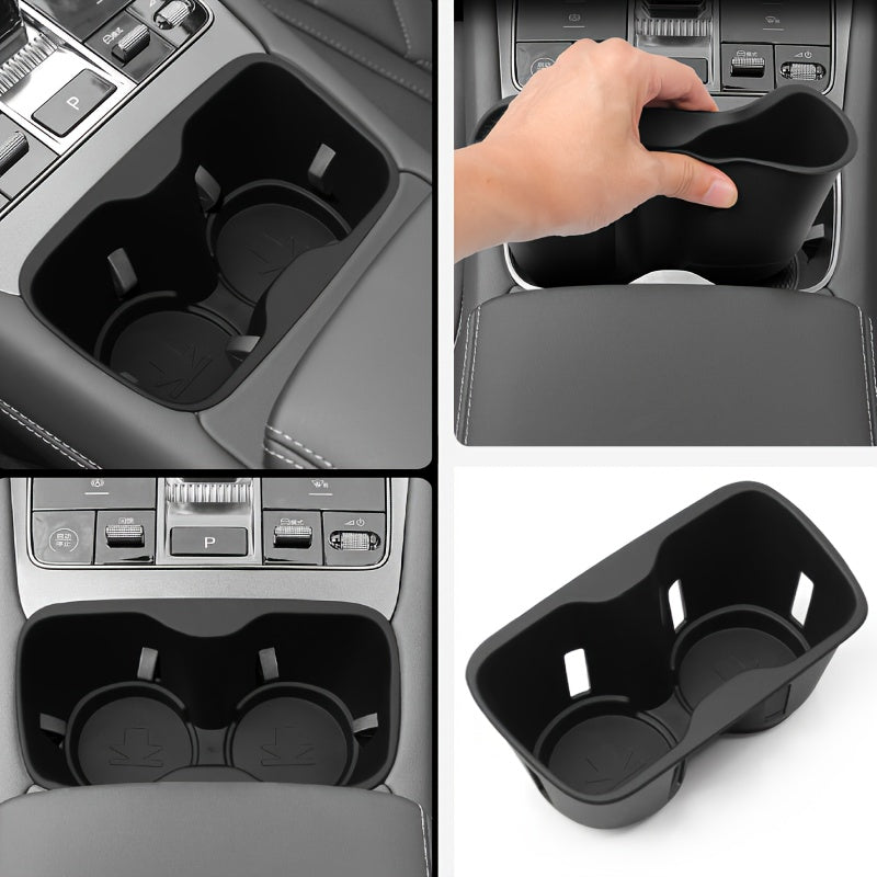 Universal Car Center Console Cup Holder Anti-Slip Shock-Absorbing Beverage Holder
