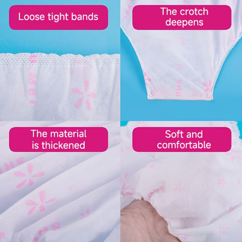 Ropa interior desechable de viaje 100 piezas transpirable cómoda empaquetada individualmente