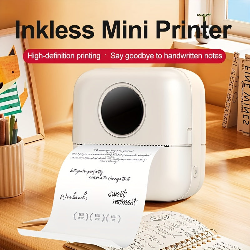 Wireless Portable Mini Printer for Students Thermal Thermal Printing USB Rechargeable