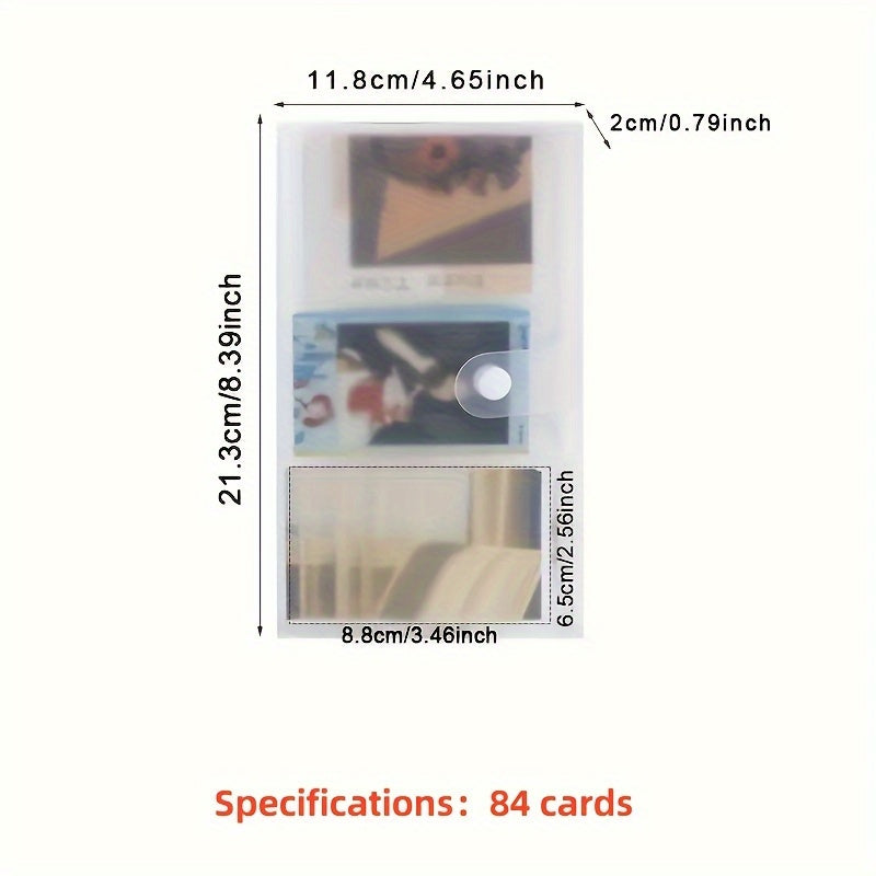 3-Inch Photo Album for Photos Postcards and Memories Gift for Valentine's Day Christmas New Year