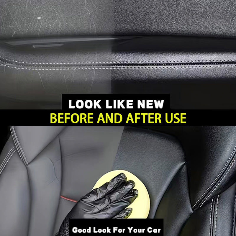 Black Plastic Car Wax and Polishing Kit for Interior and Exterior