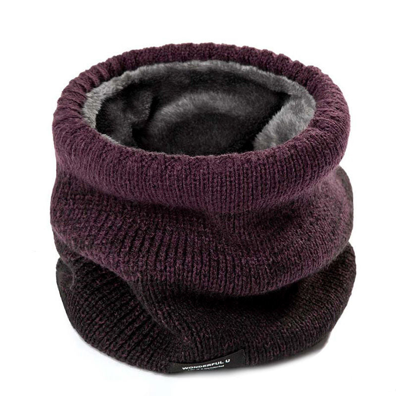 Men's Padded Double Layer Neck Cover for Autumn Winter Warmth and Gifting