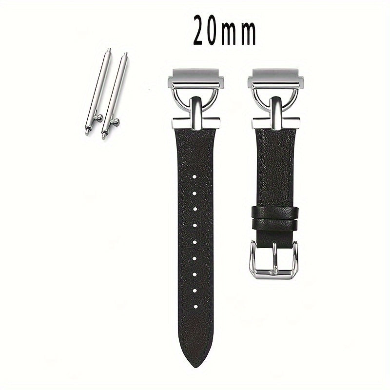 Совместимые синтетические кожаные ремешки для часов с быстросъемным механизмом для Samsung Galaxy Watch 6/5/4, Active 2, Watch 5 Pro, Watch 3. Особенности: запястья с дизайном D-образной пряжки в размерах 20 мм и 22 мм. Батарея