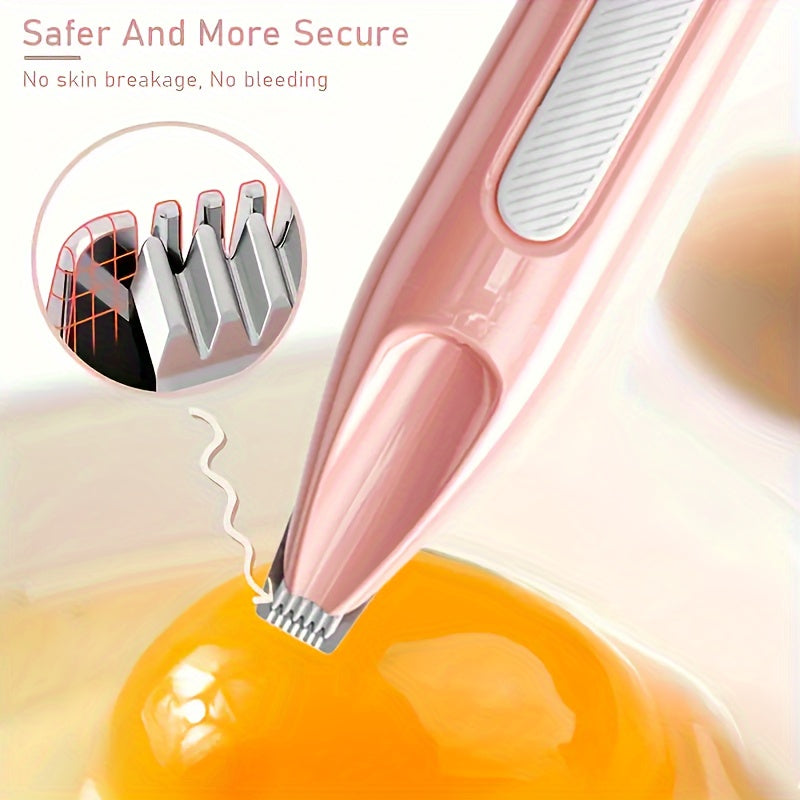 Silent Pet Grooming Kit with Rechargeable Clippers Low-Noise Paw Trimmer Cordless Nail Polisher