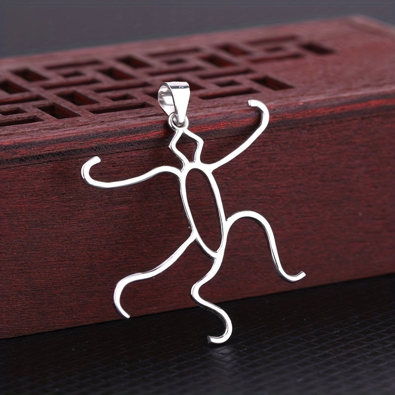 Sterling Silver Pendant Setting with Claw Prongs for Irregular Pendants for Women and Men