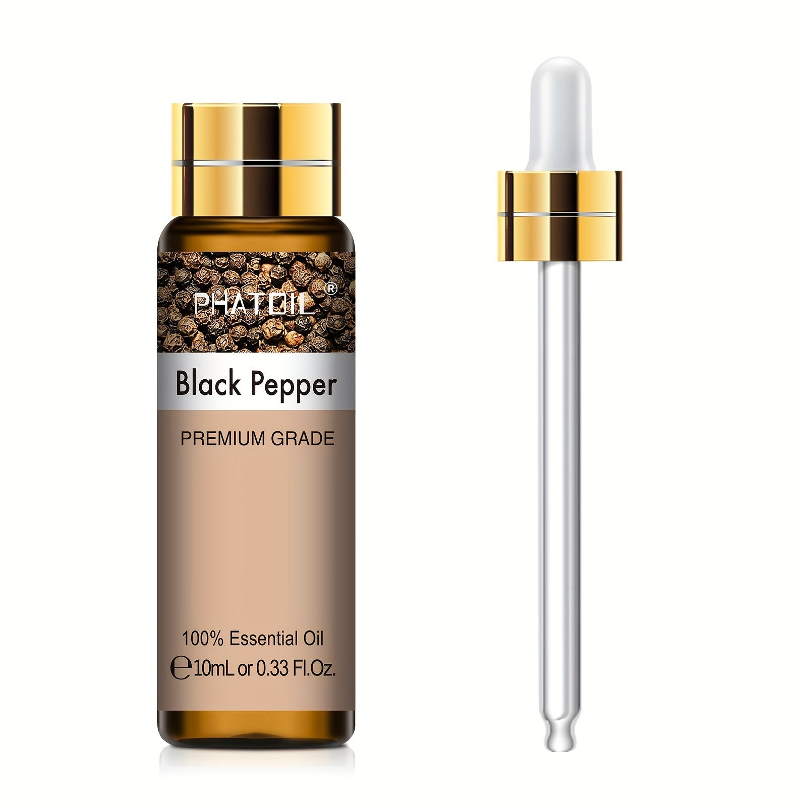 PHATOIL Efir moyi Yagona 10ml - Kayfiyatni ko'taruvchi aromaterapiya suvi, ko'p maqsadli foydalanish, yuqori sifatli, oqmas, UV nurlanishiga chidamli - 1 shisha