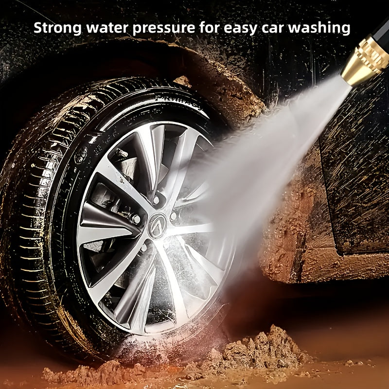 PVC Water Gun Set with 5m Hose for Car Washing and Outdoor Cleaning