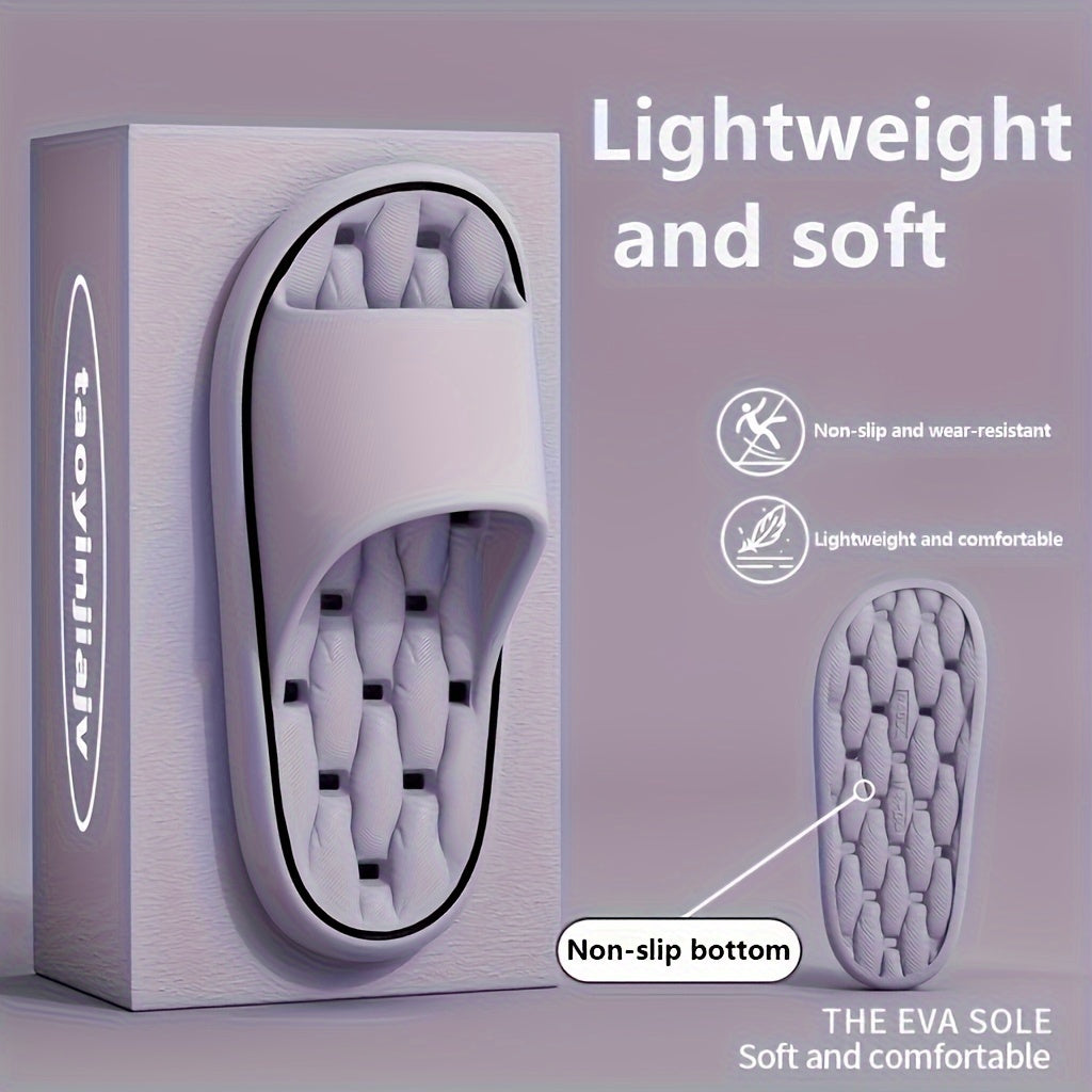 Women's EVA Slippers Lightweight Non-Slip Quick-Drying for Home Bathroom