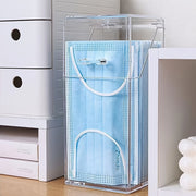 Caja de almacenamiento para mascarillas a prueba de polvo con tapa para uso doméstico