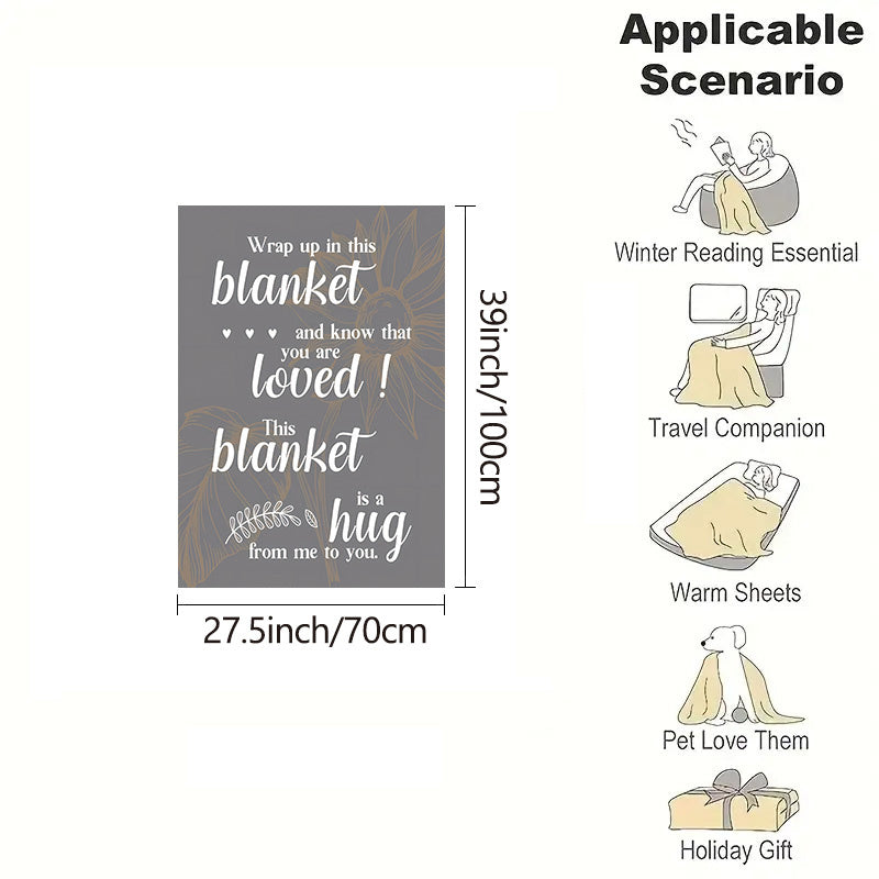 Soft Flannel Blanket for Recovery Cozy Throw for Bed Sofa Camping