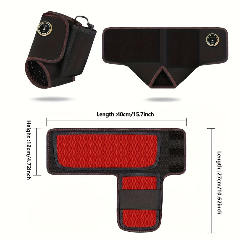 Masajeador de tobillo con calefacción USB para unisex con temperatura ajustable y protección deportiva