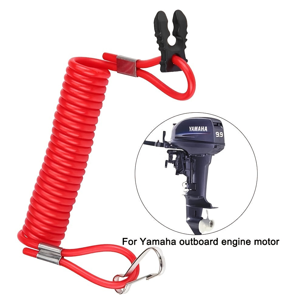 Universal Boat Engine Kill Switch Lanyard Emergency Stop Safety Device