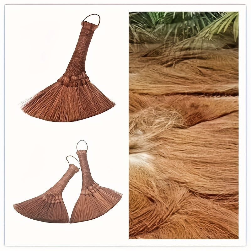 Qo'l bilan tayyorlangan palma cho'tkasi yotoqxonalarda va yashash xonalarida yumshoq chang tozalash uchun, tabiiy kokos tolasi cho'tkasi, elektr talab qilinmaydi.